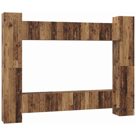 Set mobile TV 10 pcs Legno vecchio 30.5 x 30 x 90 cm - Foto 1