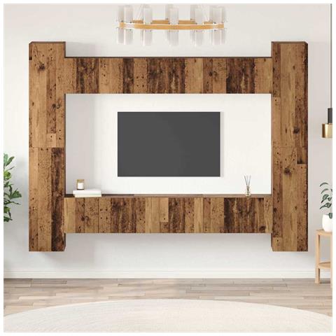 Set mobile TV 10 pcs Legno vecchio 30.5 x 30 x 90 cm - Foto 2