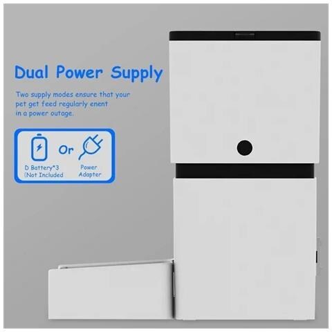 Distributore Automatico Di Cibo Per Animali Domestici Da 8 Litri Con Wifi Abilitato Per Animali Domestici - Foto 2