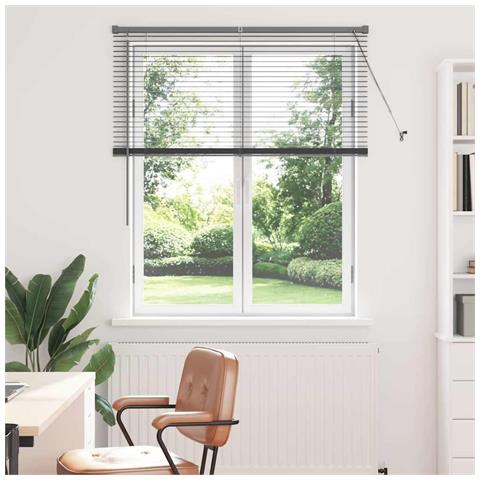 Tenda per Finestra con tende Grigio scuro Alluminio - Foto 2