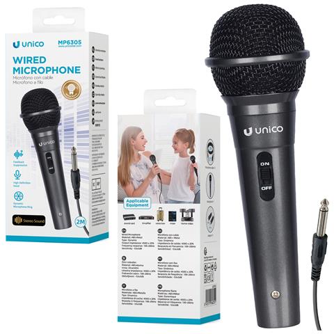 Microfono Dinamico Professionale Griglia Metallica Cavo 2m Adattatore 3.5mm - Foto 1
