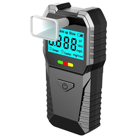 Etilometro Portatile Con Display Lcd Digitale E Risultati Codificati A Colori - Foto 1