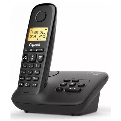 Telefono Cordless Dect Nero Con Segreteria Telefonica - Basic100anoir - Foto 2