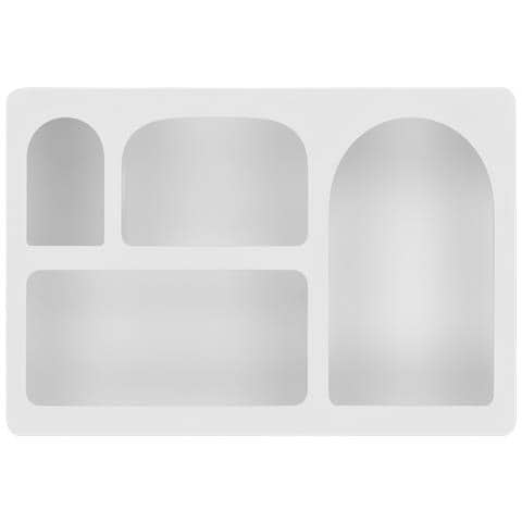 Scaffale Da Parete Bryne In Mdf Bianco 60×13×40 Cm - Foto 1