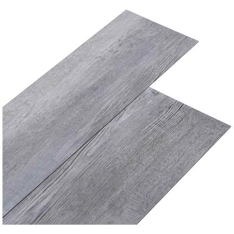 Tavole di Pavimento 36 pcs Grigio 5,02 m² PVC - Foto 1