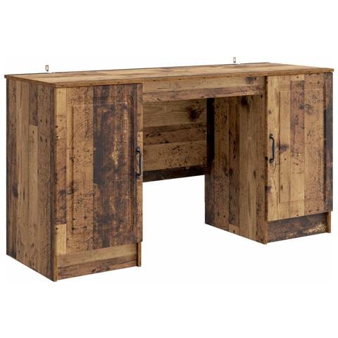 Scrivania Legno antico 142,5 x 50 x 75 cm Legno ingegnerizzato - Foto 1
