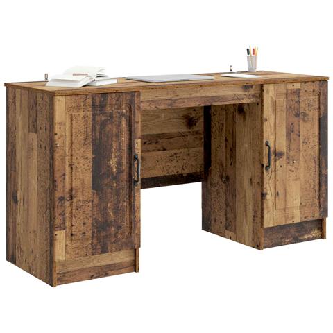 Scrivania Legno antico 142,5 x 50 x 75 cm Legno ingegnerizzato - Foto 2