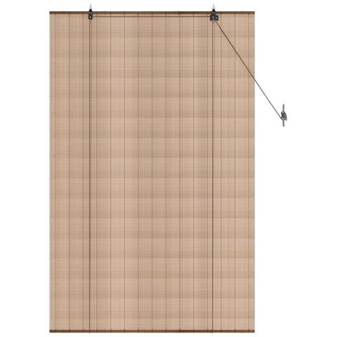 Tenda a rullo Marrone 110 x 160 cm Bambù - Foto 2