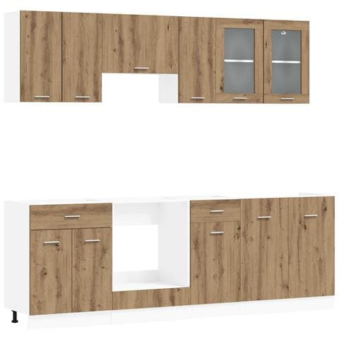 Unità Cucina Lyon 8 pcs Legno multistrato - Foto 1