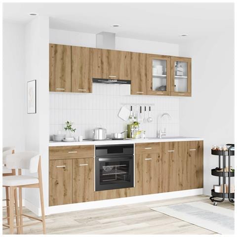 Unità Cucina Lyon 8 pcs Legno multistrato - Foto 2