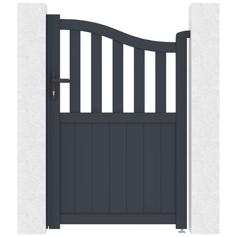 Cancello 1m MEIJE H. 160cm alluminio grigio - Foto 2