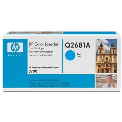 Q2681A Toner Originale Ciano LaserJet 3700 Capacità 6000 Pagine (003R99637) - Foto 2