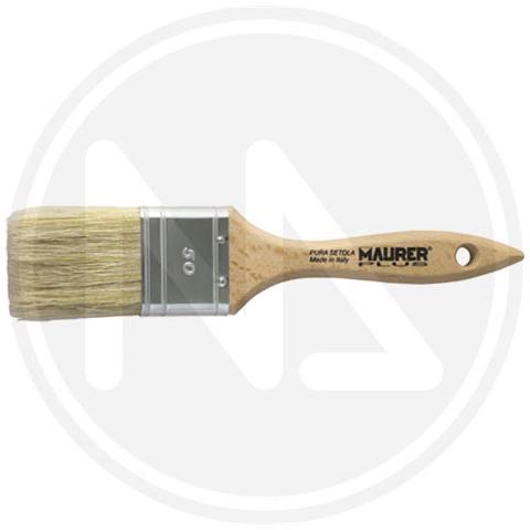 PENNELLESSA TRIPLA Setola BIONDA in nylon MAURER PLUS 20 mm Conf. 12 pz - Foto 1