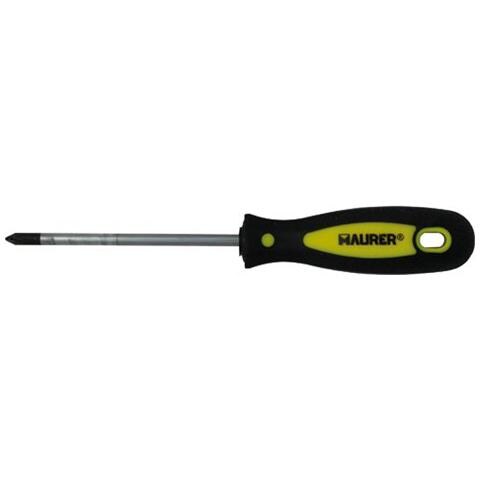 Cacciavite croce MAURER PH 2x150 acciaio cromo vanadio Punta magnetica brunita - Foto 1