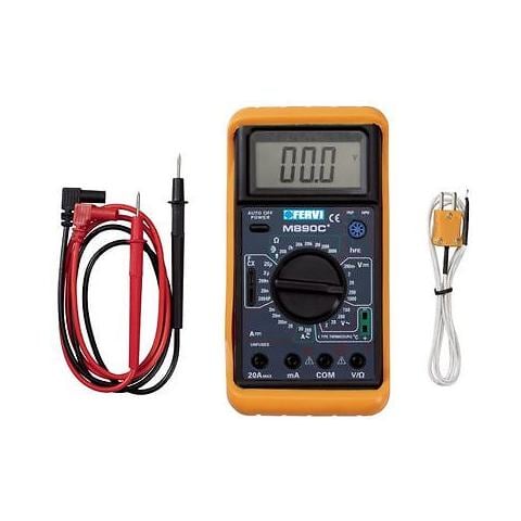 Tester Multimetro Digitale Con Sonda Temperatura T050 - Foto 1