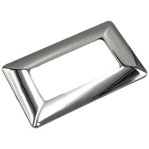 20 Placche Muro 4 Posti Moduli Cromo Lucido Compatibile Tipo Bticino Matix - Foto 1