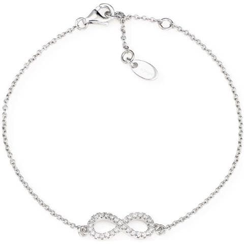 Bracciale In Argento 925 - Collezione Amore - Colore Rodio - Misura Unica - Foto 1