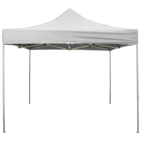 Gazebo Richiudibile 2x2 M Pieghevole Telo Bianco In Pvc 100% Impermeabile 9009 - Foto 7