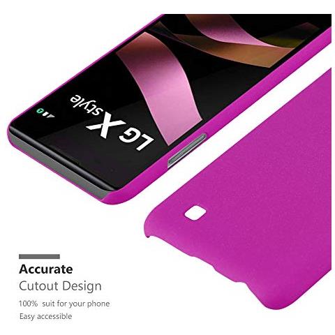 Custodia Compatibile Con Lg X Power In Frosty Rosa - Hard Case Coperchio Protettivo In Frosted Look Contro I Graffi E Gli Urti - Foto 2