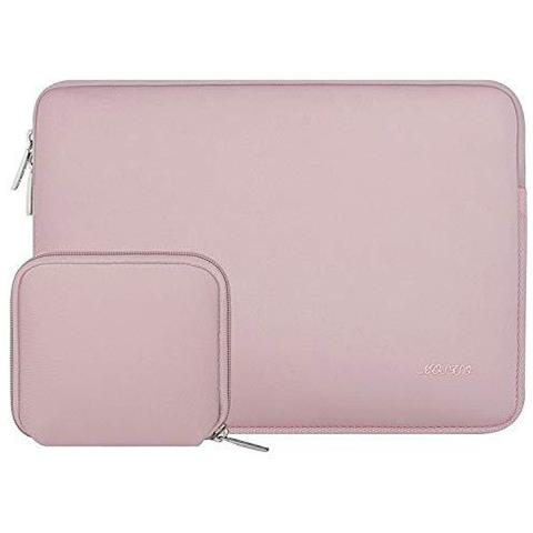 Per Notebook Compatibile Con 13-133 Pollici Macbook Pro Macbook Air Computer Notebook Water Repellent Sacchetto In Neoprene Con Small Case Colore Rosa Di Bambino - Foto 1