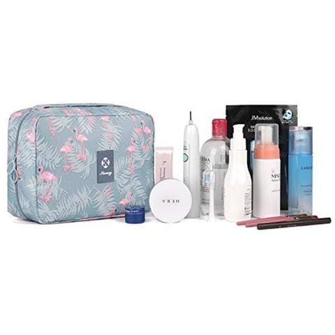 Viaggi Hanging Toeletta Della Lavata Di Trucco Cosmetico Dellorganizzatore Per Le Donne Ragazze Bambini Impermeabile (a-flamingo)  - Foto 2