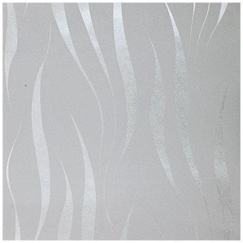 Motivo Moderna Minimalista Non Tessuto Della Pianta Acquatica 3d Che Si Affolla In Rilievo Carta Da Parati Rullo Per Soggiorno Da Letto Pareti Siver Grey 0.53m (20.8) 10m (328) 5.3 (57sqfeet) Qz0149 - Foto 2