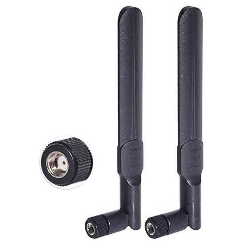 Dual Band Wifi 2.4ghz 5.8ghz 8dbi Mimo Rp-sma Maschio Antenna (2-pack) Per La Macchina Fotografica Asus Tp-link Fenvi Rosewill Gigabyte Router Wireless Mini Pci Express Pcie Scheda Di Rete Di Sicurezza - Foto 4