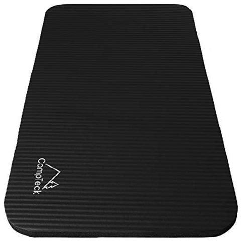 U6962 - Antiscivolo Yoga Knee Pad Morbida Gomma Piuma Di Yoga Del Ginocchio Mat Per Fitness Esercizio Allenamento Palestra Pilates Ecc - Nero - Foto 3