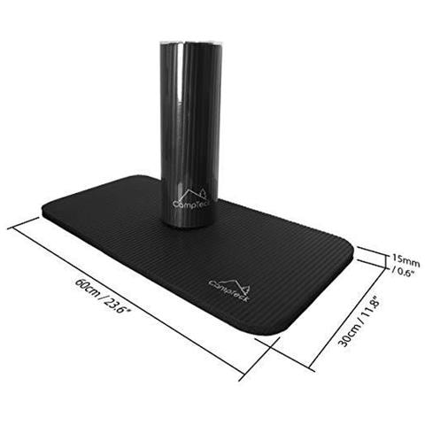 U6962 - Antiscivolo Yoga Knee Pad Morbida Gomma Piuma Di Yoga Del Ginocchio Mat Per Fitness Esercizio Allenamento Palestra Pilates Ecc - Nero - Foto 2