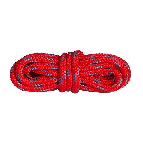 Laces Lacci Per Scarpe Prestazioni Per Lescursionismo E Allaperto Stivali Ultra Strong Fatta In Europa 1 Coppia (150 Cm - 60 Pollici - 7 A 8 Occhielli Accoppiamenti 3184 - Rosso Con Grigio Scuro)  - Foto 1