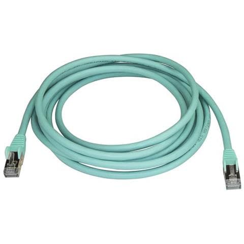 Cavo di Rete Ethernet Cat6a - Cavo Schermato STP da 3m - Cavo RJ45 Antigroviglio - Turchese - Foto 2
