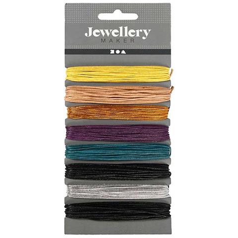 8 Corde Di Cotone Cerato Colorato - 5 M - Foto 1