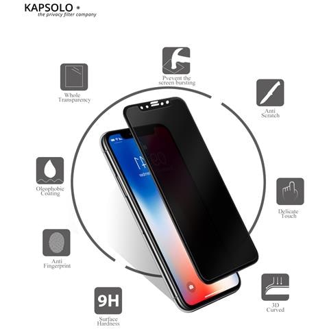 Privacy Tempered GLASS Screen Protection, Be Visual Hacked No More - Protects your sensitive and private data Apple iPhone 12 mini - Foto 2