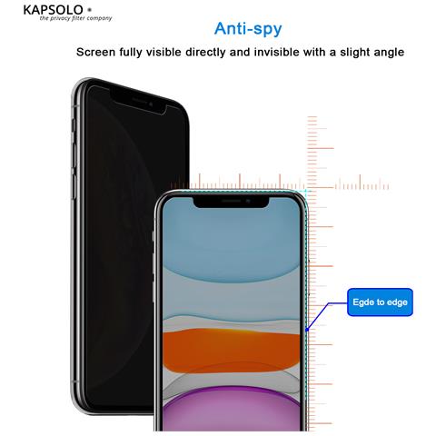 Privacy Tempered GLASS Screen Protection, Be Visual Hacked No More - Protects your sensitive and private data Apple iPhone 12 mini - Foto 5