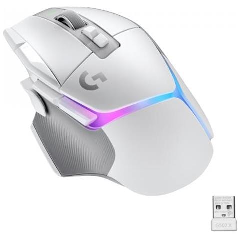 G G502 X Plus Mouse Mano Destra Rf Wireless Ottico 25600 Dpi - Foto 1