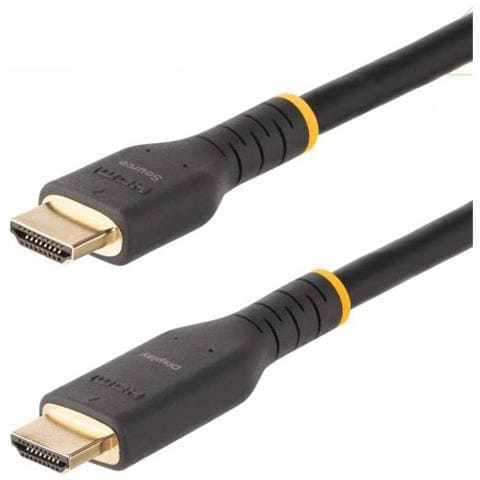 Cavo HDMI attivo da 10 m con Ethernet - HDMI 2.0 4K 60Hz UHD - Cavo HDMI 4K robusto con fibra aramidica - Robusto cavetto HDMI ad alta velocità - Cavo video HDMI 2.0 per impieghi intensivi - Foto 1