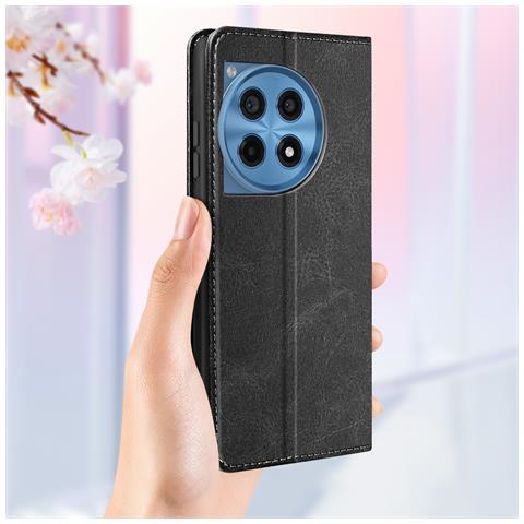 Custodia Portafoglio Per Oneplus 12 5g Copertina Magnetica Supporto - Foto 2