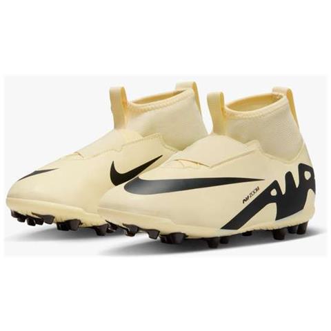 Jr. Mercurial Superfly 9 Academy Dj5613-700 Bambino Taglia 36 Colore Lemonade /Black - Foto 4