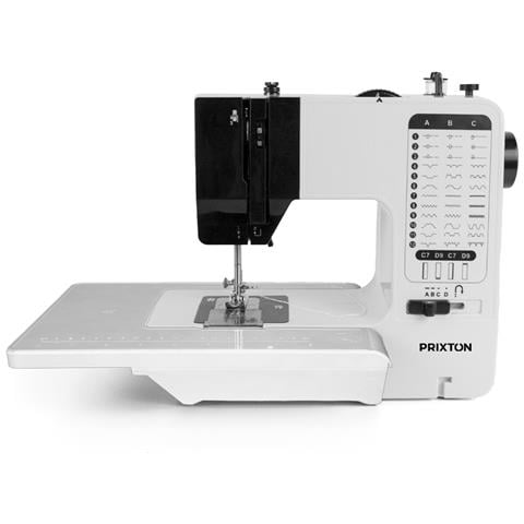 Macchina Da Cucire P125 da 38 Punti 2 Velocità Tavolo Allungabile Colore Bianco - Foto 1