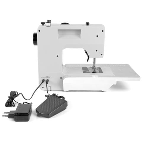 Macchina Da Cucire P125 da 38 Punti 2 Velocità Tavolo Allungabile Colore Bianco - Foto 5