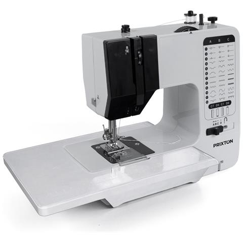Macchina Da Cucire P125 da 38 Punti 2 Velocità Tavolo Allungabile Colore Bianco - Foto 2