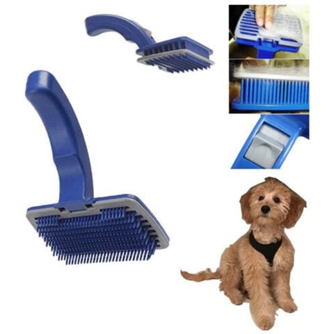 Spazzola Cardatore Pettine Animali Cane Gatto Toelettatura Auto Pulizia Morbida - Foto 1