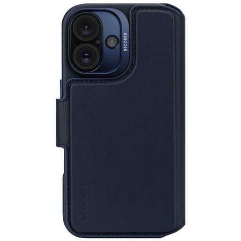 Custodia Per Iphone 16 Pro Magsafe Con Portacarte E Cover Amovibile, Blu Marine - Foto 5