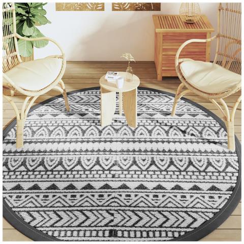 Tappeto Da Esterni Nero 200 Cm In Pp - Foto 3