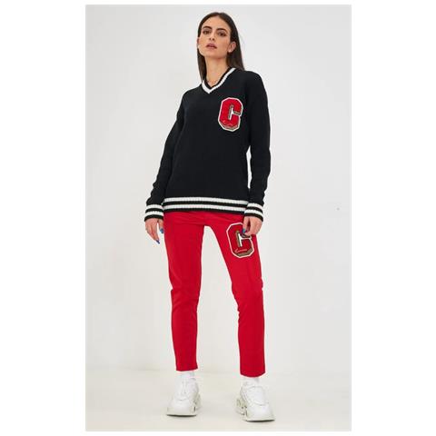 Jeans E Pantaloni In Poliestere Rosso - S - Foto 3