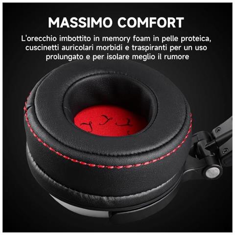 Studio Pro 50 Hi-Res Cuffie DJ Cablate c / Shareporte e Microfono - Foto 4