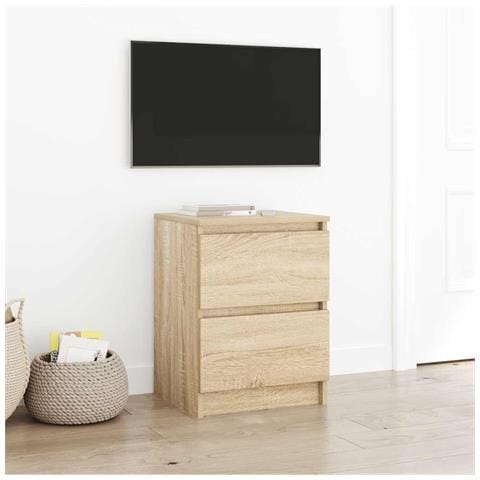 Mobile Porta TV Rovere Sonoma 40x35x54 cm in Legno Multistrato - Foto 1