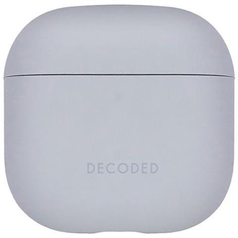 Airpods 4 Custodia Antiurto In Silicone Con Indicatore Led, Grigio - Foto 1