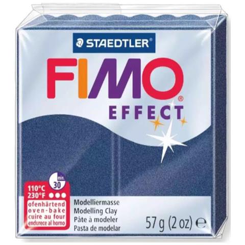 Staedtler - Fimo Effect Soft - Pasta Modellabile Sintetica 56gr - Colore Blu Zaffiro 38 - Foto 1