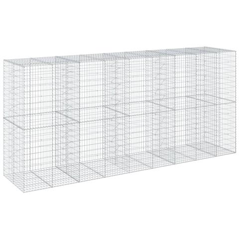 Cesto Gabbione Con Copertura 450x100x200 Cm In Ferro Zincato - Foto 2